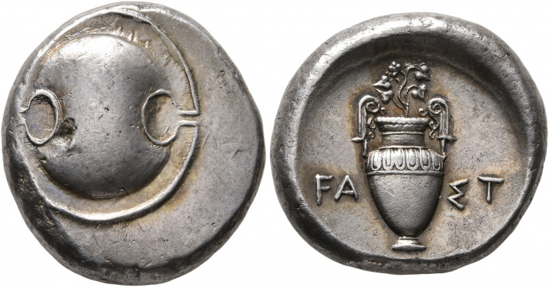 BOEOTIA. Thebes. Circa 390-382 BC. Stater (Silver, 23 mm, 12.23 g), Wast..., mag...
