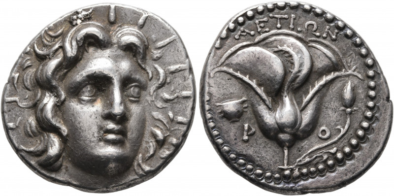 ISLANDS OFF CARIA, Rhodos. Rhodes. Circa 205-190 BC. Tetradrachm (Silver, 26 mm,...