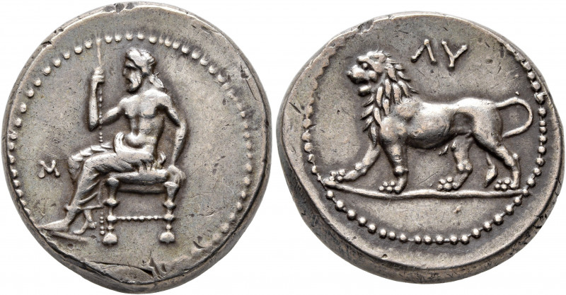 PERSIA, Alexandrine Empire. Uncertain satraps of Babylon, circa 322-312 BC. Tetr...