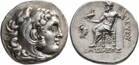 SELEUKID KINGS OF SYRIA. Seleukos I Nikator, 312-281 BC. Tetradrachm (Silver, 29 mm, 16.09 g, 12 h), in the types of Alexander the Great. Pergamon, st...