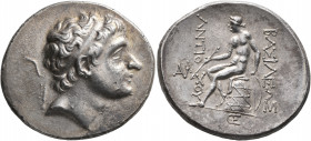 SELEUKID KINGS OF SYRIA. Antiochos II Theos, 261-246 BC. Tetradrachm (Silver, 31 mm, 17.00 g, 1 h), Lysimacheia, after 253. Diademed head of Antiochos...