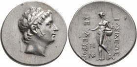 SELEUKID KINGS OF SYRIA. Seleukos II Kallinikos, 246-225 BC. Tetradrachm (Silver, 31 mm, 17.14 g, 1 h), Sardes, 246-242. Diademed head of Seleukos II ...