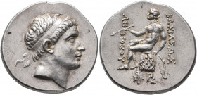 SELEUKID KINGS OF SYRIA. Antiochos Hierax, circa 242-227 BC. Tetradrachm (Silver, 31 mm, 17.00 g, 12 h), Parion. Diademed head of Antiochos II to righ...