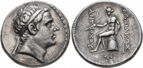 SELEUKID KINGS OF SYRIA. Antiochos III ‘the Great’, 222-187 BC. Tetradrachm (Silver, 29 mm, 17.00 g, 12 h), uncertain western mint, perhaps in western...