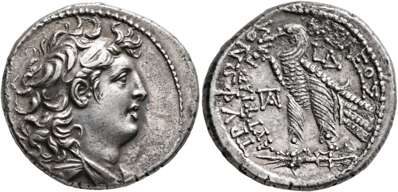 SELEUKID KINGS OF SYRIA. Tryphon, circa 142-138 BC. Tetradrachm (Silver, 29 mm, ...