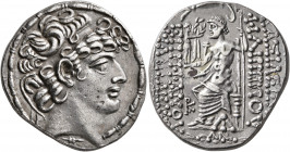 SYRIA, Seleukis and Pieria. Antiochia. M. Licinius Crassus, proconsul, 54/3 BC. Tetradrachm (Silver, 29 mm, 15.53 g, 1 h), Antiochia on the Orontes. I...