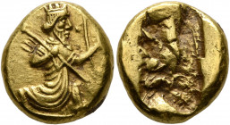 PERSIA, Achaemenid Empire. Time of Xerxes II to Artaxerxes II, circa 420-375 BC. Daric (Gold, 16 mm, 8.37 g), Lydo-Milesian standard, Sardes. Persian ...