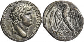 SYRIA, Seleucis and Pieria. Antioch. Otho, 69. Tetradrachm (Silver, 26 mm, 14.00 g, 1 h), RY 1 = 69. ΑΥΤΟΚΡΑΤⲰΡ•M•OΘⲰN KAICAP CЄΒΑCΤΟC Laureate head o...