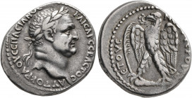 SYRIA, Seleucis and Pieria. Antioch. Vespasian, 69-79. Tetradrachm (Silver, 29 mm, 15.00 g, 12 h), 'New Holy Year' 2 = 69/70. ΑΥΤΟΚΡΑ ΟΥЄCΠΑCΙΑΝΟC ΚΑΙ...