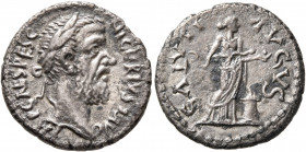 Pescennius Niger, 193-194. Denarius (Silver, 17 mm, 2.75 g, 11 h), Caesarea in Cappadocia. IMP CAES PESC NIGER IVST AVG Laureate head of Pescennius Ni...