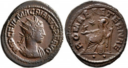 Macrianus, usurper, 260-261. Antoninianus (Billon, 22 mm, 4.45 g, 6 h), Samosata. IMP C FVL MACRIANVS P F AVG Radiate and cuirassed bust of Macrianus ...