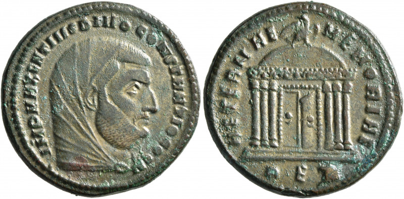 Divus Constantius I, died 306. Follis (Bronze, 25 mm, 7.46 g, 5 h), Rome, struck...