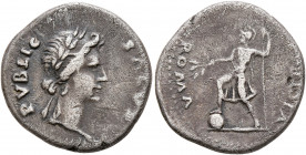 Forces of Galba in Spain. Anonymous, 3 April-2nd half of June 68. Denarius (Silver, 18 mm, 3.68 g, 7 h), uncertain mint in Spain. Group VI. SALVS PVBL...