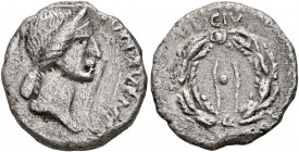 Forces of Galba in Spain. Anonymous, 3 April-2nd half of June 68. Denarius (Silver, 17 mm, 3.25 g, 5 h), uncertain mint in Spain. Group VII. BON EVENT...