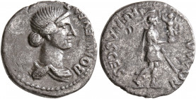 Forces of Galba in Spain. Anonymous, 3 April-2nd half of June 68. Denarius (Silver, 18 mm, 3.76 g, 5 h), uncertain mint in Spain. Group IX. BONI EVENT...
