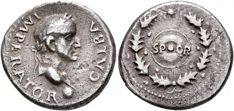 Galba, as Imperator. 3 April-2nd half of June 68. Denarius (Silver, 18 mm, 3.28 ...