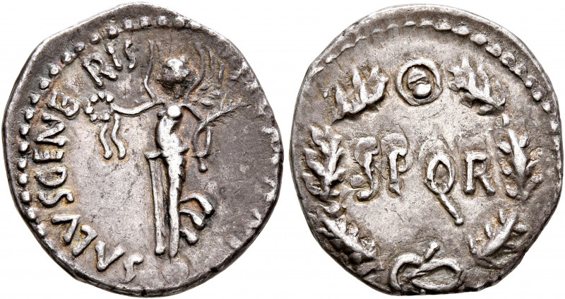 Rhine Legions. Anonymous, circa May/June-December 68. Denarius (Silver, 18 mm, 2...