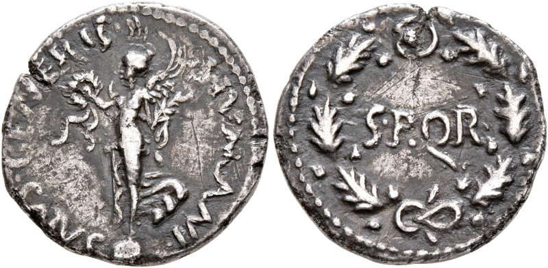 Rhine Legions. Anonymous, circa May/June-December 68. Denarius (Silver, 17 mm, 2...