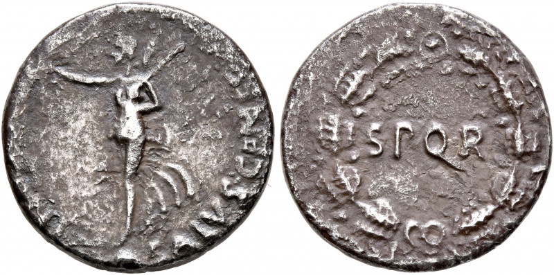 Rhine Legions. Anonymous, circa May/June-December 68. Denarius (Silver, 16 mm, 2...