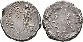 Rhine Legions. Anonymous, circa May/June-December 68. Denarius (Silver, 17 mm, 2.78 g, 6 h), uncertain mint in Gaul or in the Rhine Valley. 'S P Q R G...