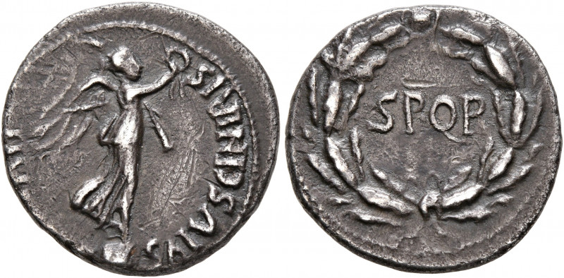 Rhine Legions. Anonymous, circa May/June-December 68. Denarius (Silver, 18 mm, 3...