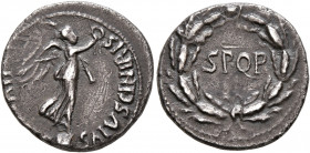 Rhine Legions. Anonymous, circa May/June-December 68. Denarius (Silver, 18 mm, 3.22 g, 4 h), uncertain mint in Gaul or in the Rhine Valley. 'S P Q R G...