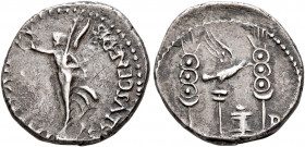 Rhine Legions. Anonymous, circa May/June-December 68. Denarius (Silver, 18 mm, 3.58 g, 12 h), uncertain mint in Gaul or in the Rhine Valley. 'SIGNA P ...