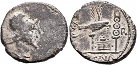 Rhine Legions. Anonymous. Denarius (Silver, 17 mm, 2.63 g, 6 h), uncertain mint in Gaul or in the Rhine Valley. 'SIGNA P R Group', circa May/June-Dece...