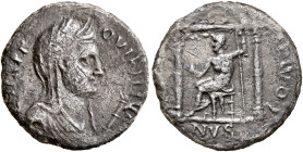 Forces of Vitellius in Gaul and in the Rhine Valley. Anonymous, 2 January-19 April 69. Denarius (Silver, 16 mm, 2.90 g, 7 h), Lugdunum. 'Jupiter-Vesta...