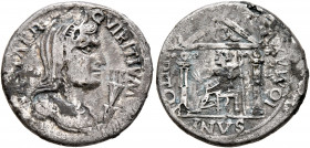 Forces of Vitellius in Gaul and in the Rhine Valley. Anonymous, 2 January-19 April 69. Denarius (Subaeratus, 18 mm, 1.86 g, 7 h), uncertain mint in th...
