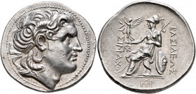 KINGS OF THRACE. Lysimachos, 305-281 BC. Tetradrachm (Silver, 33 mm, 17.20 g, 1 h), Amphipolis, circa 288/7-282/1. Diademed head of Alexander the Grea...
