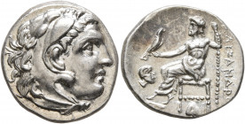 KINGS OF MACEDON. Alexander III ‘the Great’, 336-323 BC. Drachm (Silver, 18 mm, 4.33 g, 3 h), Abydos, struck under Antigonos I Monophthalmos, circa 31...