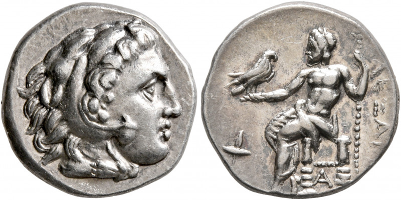KINGS OF MACEDON. Alexander III ‘the Great’, 336-323 BC. Drachm (Silver, 16 mm, ...