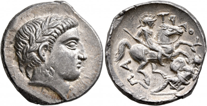 KINGS OF PAEONIA. Patraos, circa 335-315 BC. Tetradrachm (Silver, 24 mm, 12.59 g...