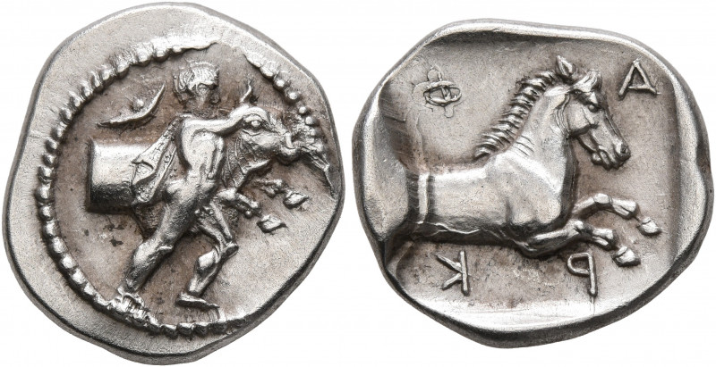 THESSALY. Pharkadon. Circa 440-400 BC. Hemidrachm (Silver, 16 mm, 2.87 g, 2 h). ...