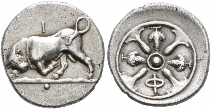 PHLIASIA. Phlious. Circa 400-350 BC. Trihemiobol (Silver, 13 mm, 1.27 g, 7 h). B...