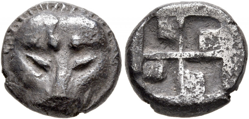 CIMMERIAN BOSPOROS. Pantikapaion. Circa 470-460 BC. Triobol (Silver, 12 mm, 2.31...