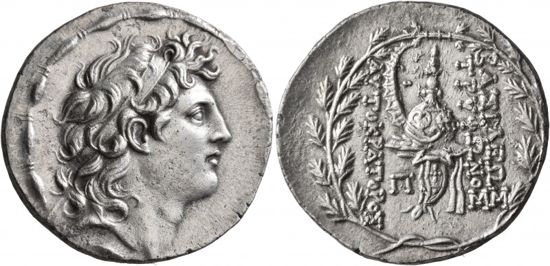 SELEUKID KINGS OF SYRIA. Tryphon, circa 142-138 BC. Tetradrachm (Silver, 31 mm, ...