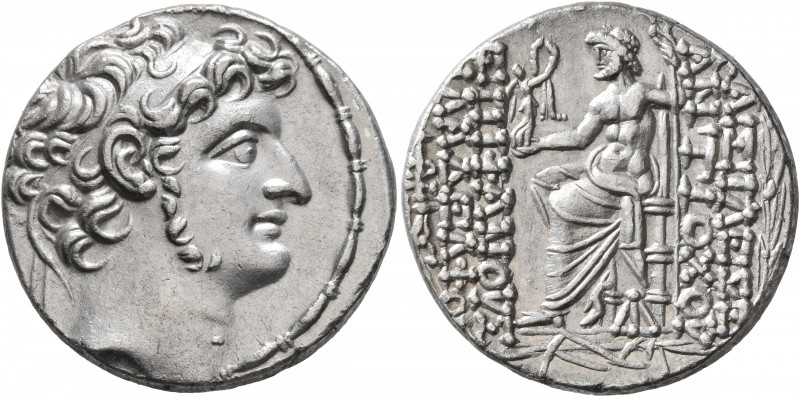 SELEUKID KINGS OF SYRIA. Antiochos XI Epiphanes Philadelphos, circa 95/4-94/3 BC...