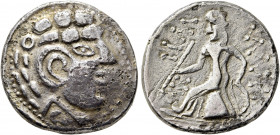 ARABIA, Eastern. Gerrha/Thaj (?). Imitations of the series with the name of Shams and the coinage in the name of Antiochos III, circa 1st century BCE ...