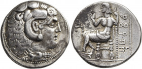 ARABIA, Northern. Kingdom of Hagar. Dumat Al-Jandal (?). Series in the name of Abyatha, circa 220-205/4 BCE. Tetradrachm (Silver, 29 mm, 16.61 g, 6 h)...