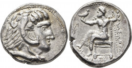 ARABIA, Eastern. Uncertain, circa 3rd century BC. Tetradrachm (Silver, 26 mm, 16.94 g, 9 h), imitating Alexander 'the Great' (336-323 BCE). Head of He...