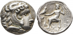 ARABIA, Eastern. Uncertain, circa 3rd-2nd centuries BCE. Drachm (Silver, 17 mm, 4.24 g, 7 h), imitating Alexander 'the Great' (336-323 BCE). Head of H...