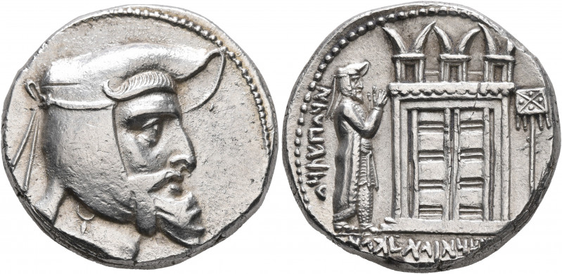 KINGS OF PERSIS. Artaxerxes (Ardaxshir) I, early-mid 3rd century BC. Tetradrachm...