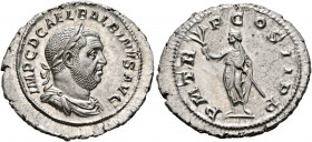 Balbinus, 238. Denarius (Silver, 21 mm, 2.73 g, 7 h), Rome, circa April-June 238. IMP C D CAEL BALBINVS AVG Laureate, draped and cuirassed bust of Bal...