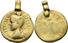 UNCERTAIN GERMANIC TRIBES, Pseudo-Imperial coinage. Late 3rd-early 4th centuries. 'Aureus' (Gold, 21 mm, 5.76 g, 1 h), 'Derived Gordian Group C'. NOII...