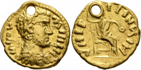 UNCERTAIN GERMANIC TRIBES, Pseudo-Imperial coinage. Late 3rd-early 4th centuries. 'Aureus' (Gold, 20 mm, 6.30 g, 1 h), 'Derived Gordian Group B'. MNOV...