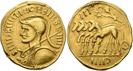 UNCERTAIN GERMANIC TRIBES, Pseudo-Imperial coinage. Late 3rd-early 4th centuries. 'Aureus' (Gold, 21 mm, 6.17 g, 1 h), 'Probus Group A'. Imitating Pro...