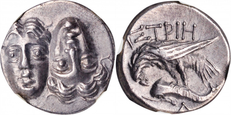 THRACE. The Danubian District. Istros. AR Drachm (5.45 gms), ca. 313-280 B.C. NG...
