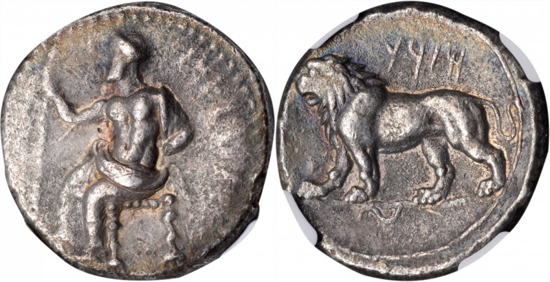 PERSIA. Alexandrine. Mazaios, ca. 331-328 B.C. AR Stater (16.87 gms), Babylon Mi...